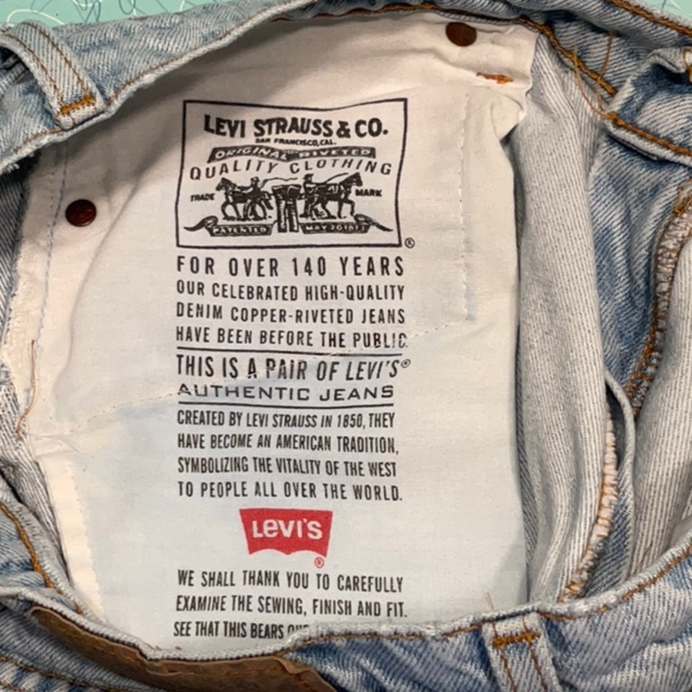Levi’s 550 Relaxed Fit Tapered Leg Vintage USA - Picture 7 of 7